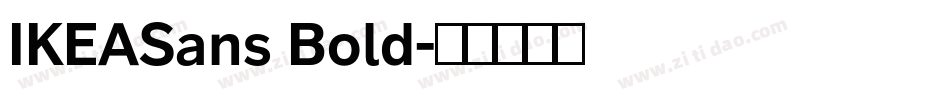 IKEASans Bold字体转换